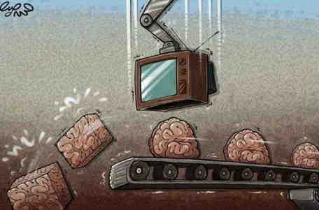 La télé formate les cerveaux en cubes carrés