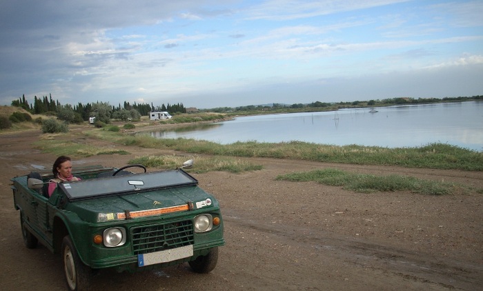 méhari on the beach